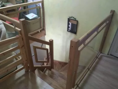 Garde corps intérieur et mains courantes pour escalier