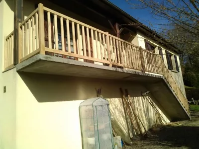 Garde corps et terrasse